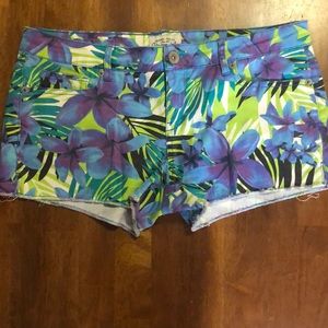 Flower print shorts